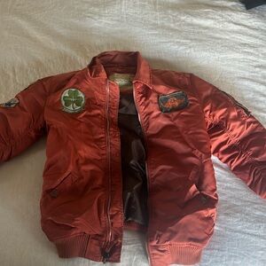 Alpha Industries Burnt Orange Bomber